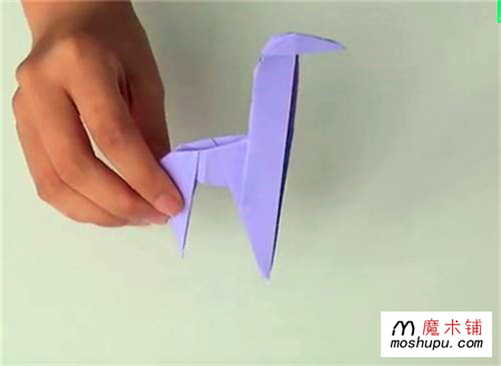 动物折纸-长颈鹿怎么折 教学图解