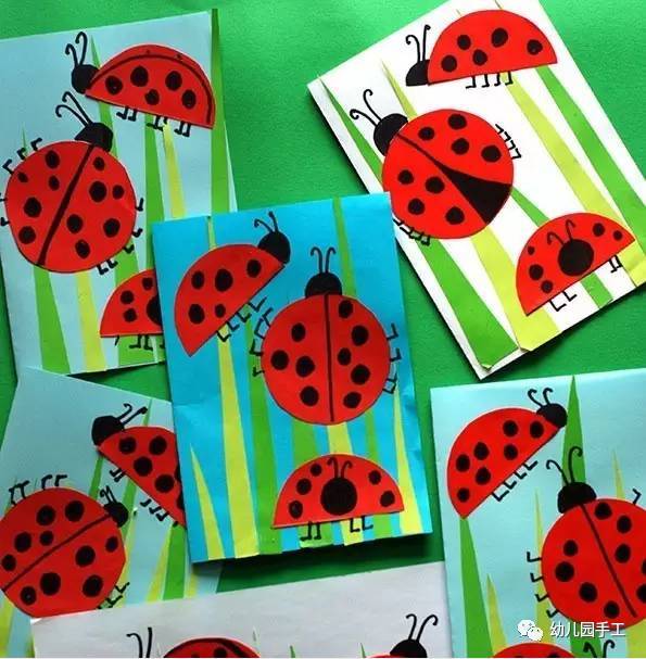 幼儿园手工卡纸七星瓢虫制作步骤