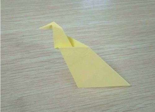 孔雀折纸教程儿童DIY手工