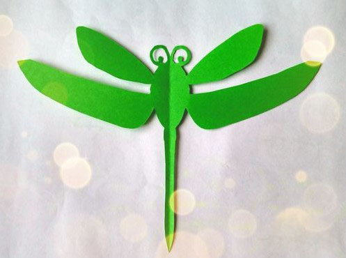 如何简单剪纸 蜻蜓剪纸方法