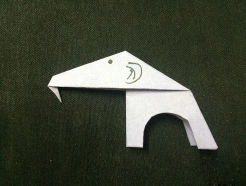 简单折纸 长鼻象折纸步骤