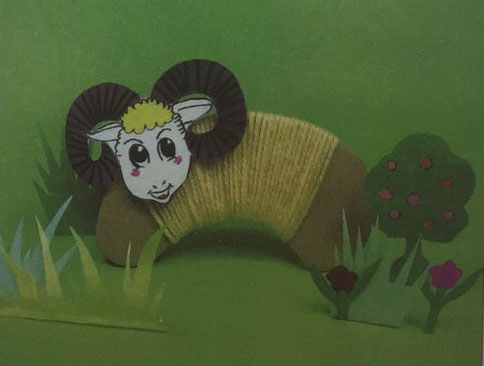 小绵羊创意手工 动手做一只可爱的小绵羊