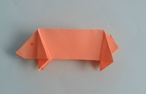 野猪的折法教程 儿童简单折纸