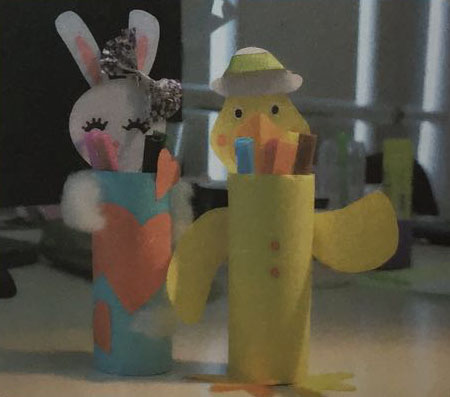 简单鸭子笔筒制作 儿童创意手工