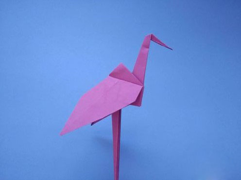 纸鹤怎么折 儿童简单折纸教程