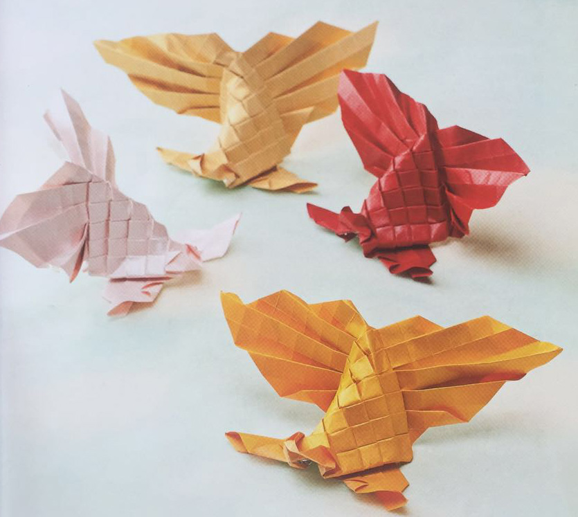  金鱼 （年年有余）折纸步骤图解 手工教程