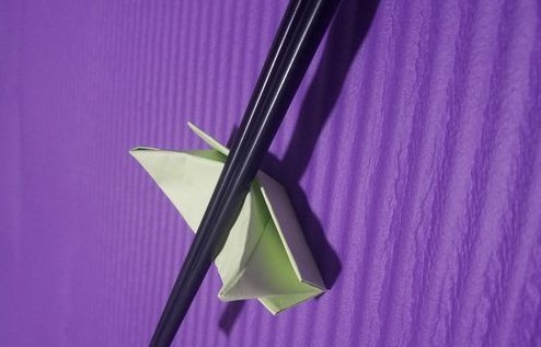 创意折纸教程 筷子支架折纸图解