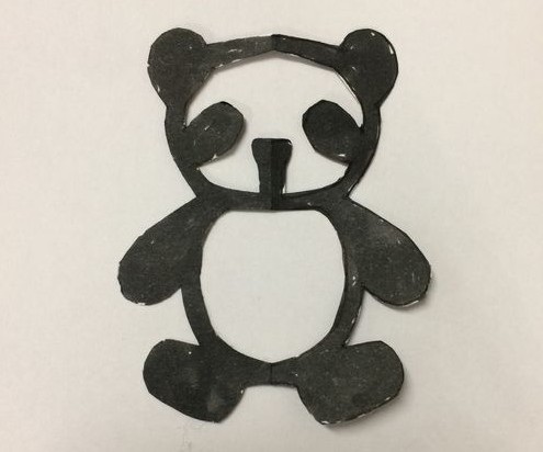儿童简单剪纸教程 熊猫怎么剪