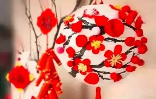 喜庆的梅花灯笼制作方法 中秋手工教程
