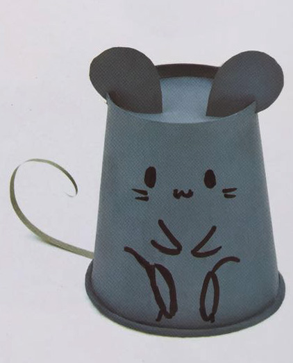 用纸杯制作可爱的小老鼠 手工老鼠的制作方法