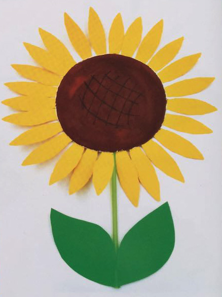 用卡纸制作漂亮的向日葵 向日葵制作手工卡纸