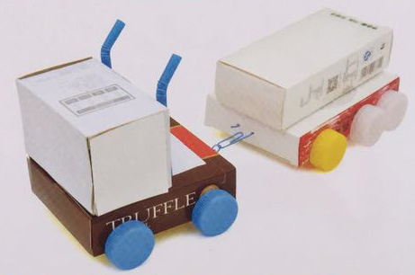用纸盒做货车步骤 简单大货车DIY