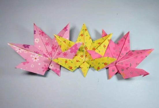 枫树叶子折纸方法 简单漂亮的手工制作