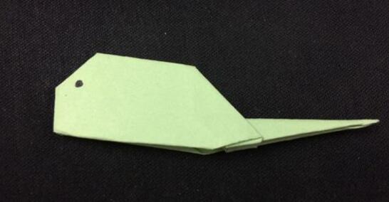 手工折纸之小蝌蚪折纸教程 小蝌蚪折法