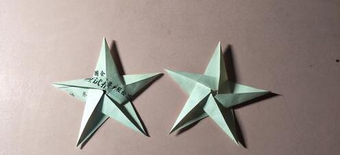 五角星折纸图解教程 怎么折五角星
