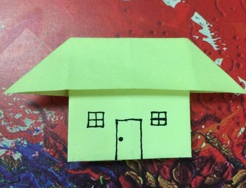 小房子折纸教程 房子怎么折