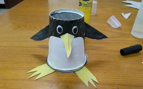 一次性纸杯制作企鹅教程 创意DIY