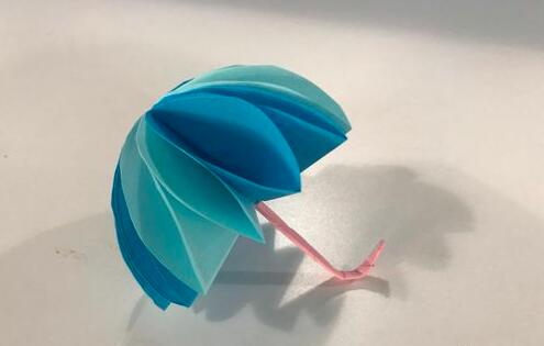 漂亮的小雨伞怎么折 手工折纸雨伞