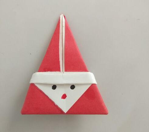 手工折纸教程 圣诞老人的折法