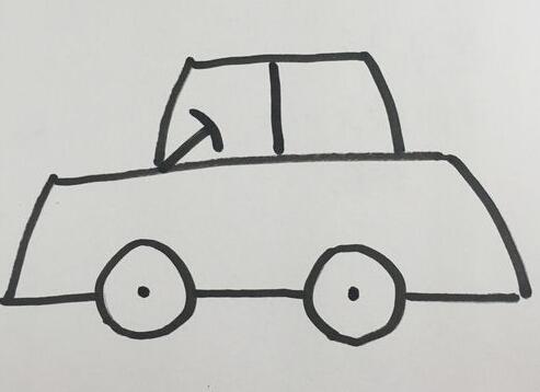 小汽车怎么画 小汽车简笔画