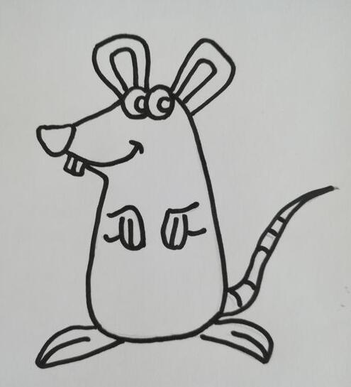 小老鼠简笔画 怎么画小老鼠