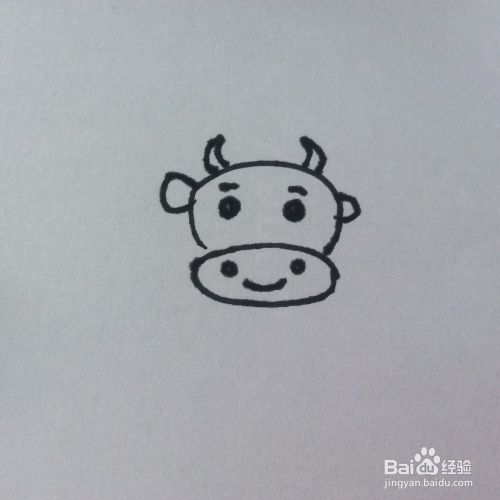 简笔画各种牛 十二生肖的牛怎么画