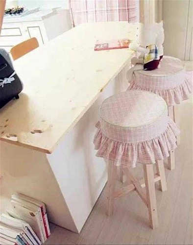 简单实用椅子座套手工DIY 布艺餐桌椅套制作教程