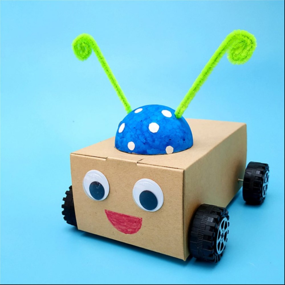 环保机器人幼儿手工 中班做手工机器人图片