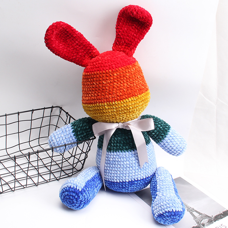 兔子的手工编织方法是怎样的 怎样钩最简单的小兔子