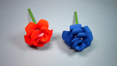 4步简易折纸花玫瑰花方法是什么 怎么折简单的玫瑰花