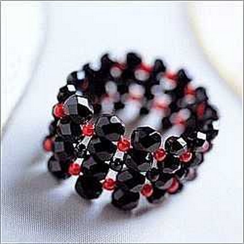 1000个手工串珠饰品欣赏十—串珠戒指