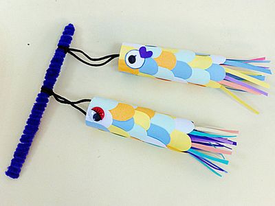 自制日式鲤鱼旗手工的制作方法