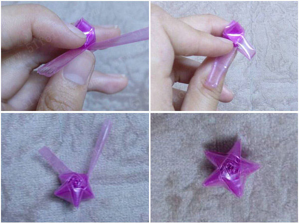 教你做DIY水晶吸管折叠小星星