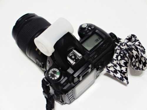 一款经济实用的相机闪光灯柔光罩DIY制作方法图解