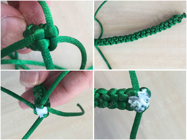 编织入门，编绳钥匙链的简单图解