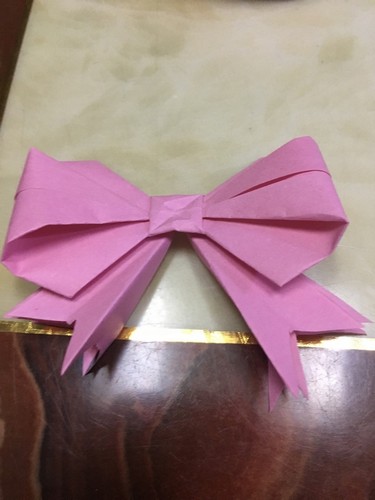 简单折纸大全图解 ～蝴蝶结～简单折纸教程