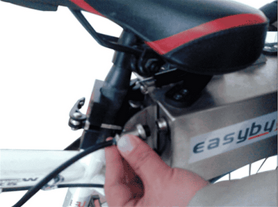 自行车改装电动车：易吧自行车一秒变电动车DIY方法