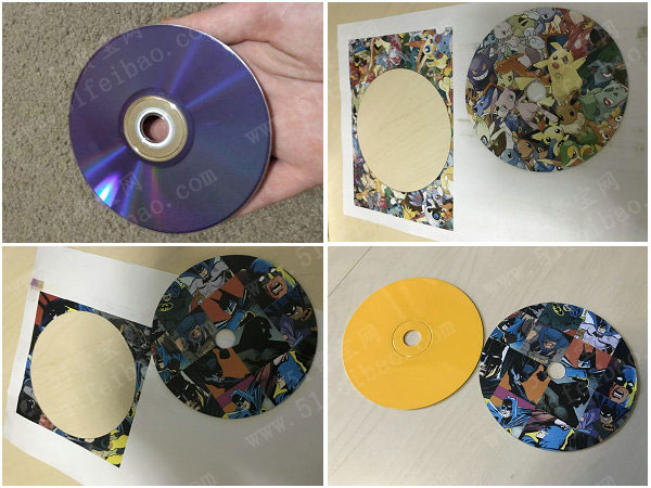 废光碟DIY利用，做超个性书桌时钟制作教学