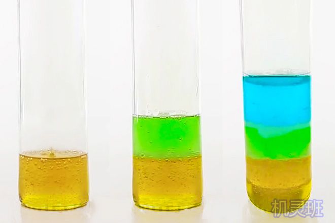 在家能做的简单小实验：液体分层彩虹实验(步骤图解)