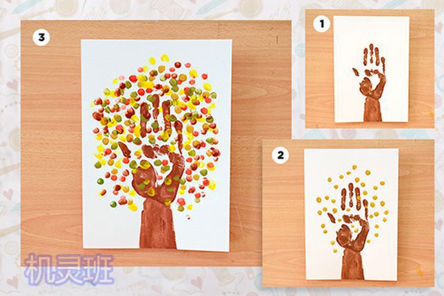 怎么教儿童用手指点画：18个一看就会创意指印画(步骤图解)１