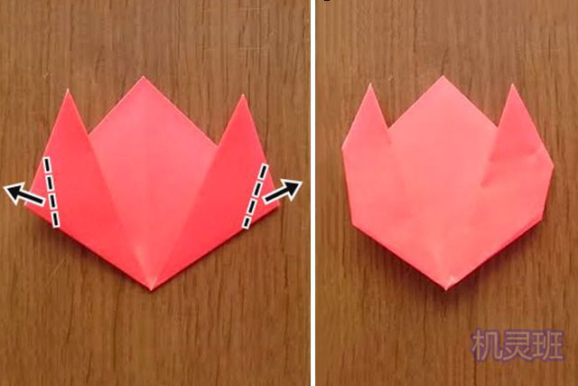 母亲节手工制作：折纸郁金香的三种方法(步骤图解)3