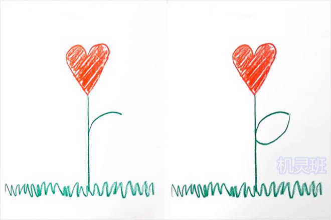 幼儿园小班母亲节礼物：简单画一幅我爱妈妈的漂亮绘画(步骤图解)5
