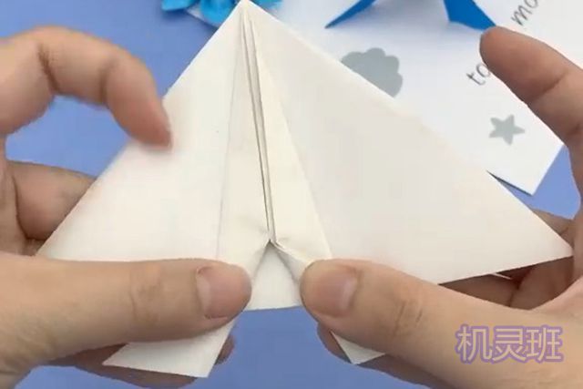 幼儿科学小制作：怎么用折纸吸管做可以吹气发射的小火箭(步骤图解)５