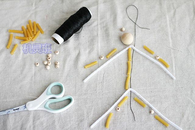 怎么自制简单的提线木偶玩具(步骤图解)２