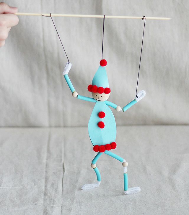 怎么自制简单的提线木偶玩具(步骤图解)６
