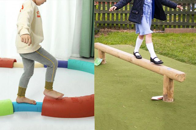 幼儿园平衡木体育游戏多种玩法(图文)