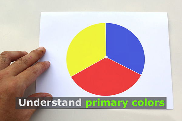 了解颜色混合的原理 来看用三原色调成棕色的方法