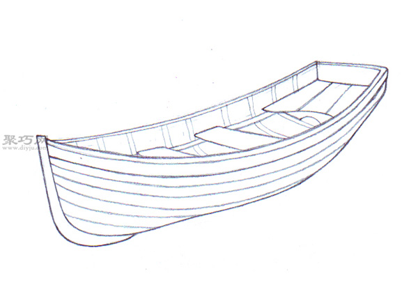 画写实木船的步骤 11