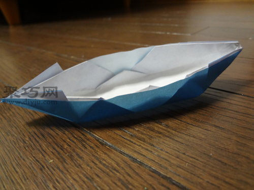 简易折纸船图解教程