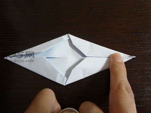简易折纸船图解教程5